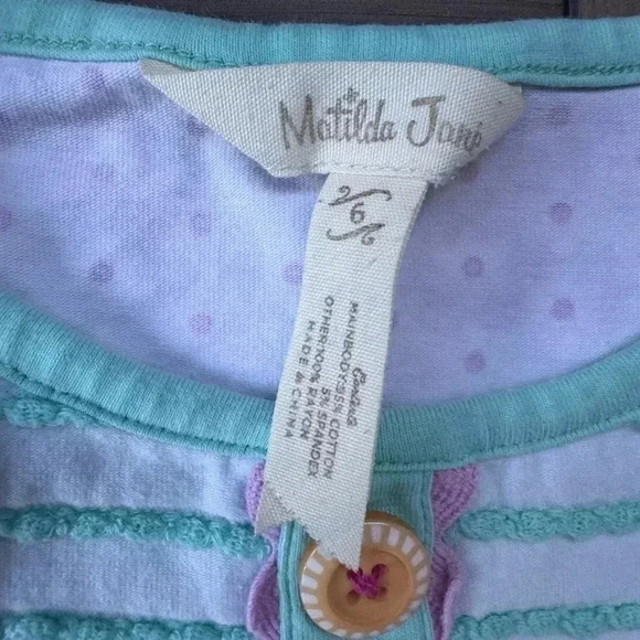 Matilda Jane‎ Girls Adventure Begins Front Porch Top Shirt Size 6 Floral - Picture 4 of 5